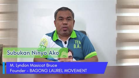 Mayor Lyndon Masicat Bruce .